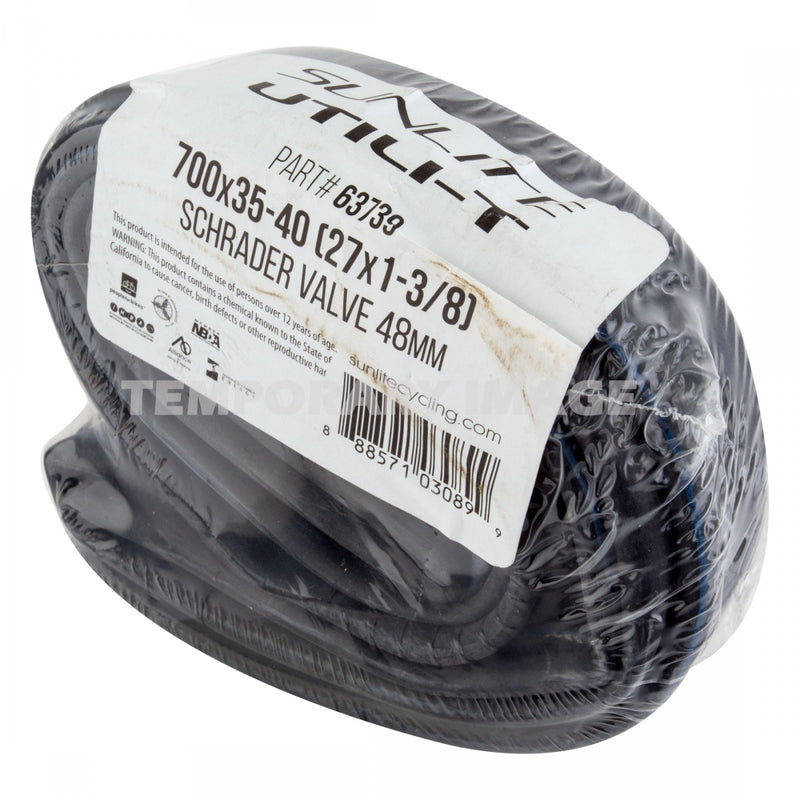 Load image into Gallery viewer, Sunlite Utili-T Standard Schrader Valve Tubes 700x35-40 (27x1-3/8) SV 48mm 0d