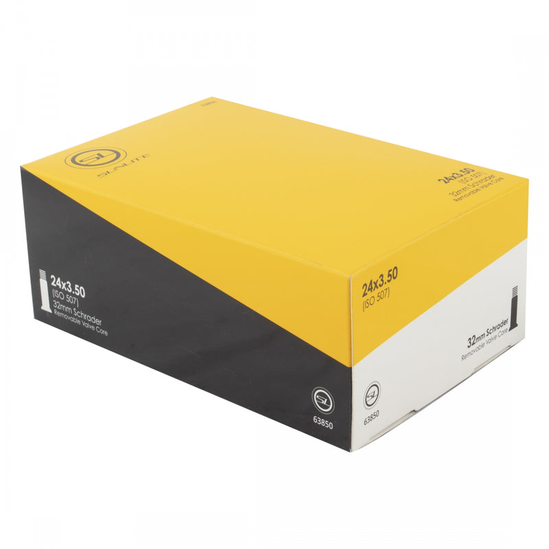 Load image into Gallery viewer, Sunlite Standard Tubes - 24 x 3.50, Schrader Valve 32mm 0d, Pack of 2