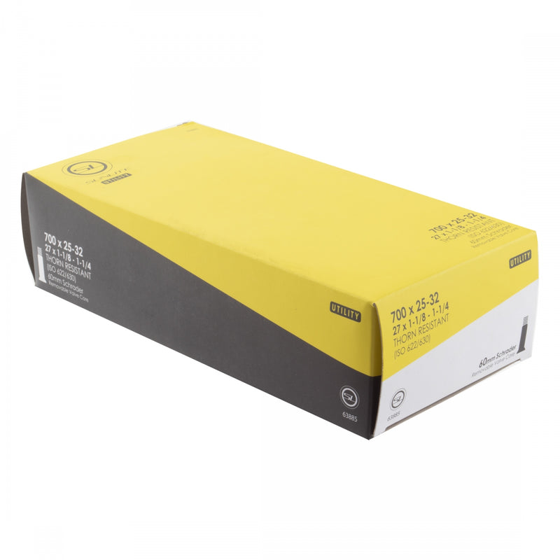 Load image into Gallery viewer, Pack of 2 Sunlite Utili-T Thorn Resistant Schrader Valve Tubes 700x25-32