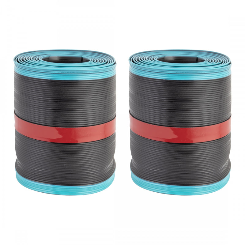 Load image into Gallery viewer, Mr Tuffy E-Bike Tire Liners Pair 20-27.5" 4.1-5.0" Teal, Self-Sticking Flat Prevention, Made in USA
