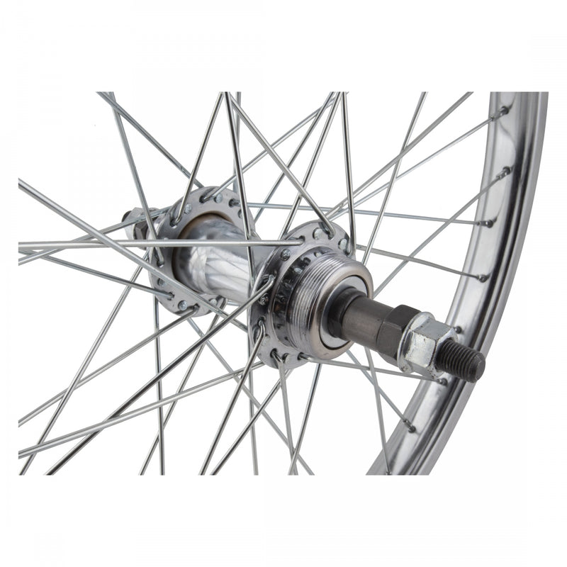 Load image into Gallery viewer, Wheel Master 20in Juvenile Steel Rear Wheel B/O 3/8x135mm Freewheel Rim Brake