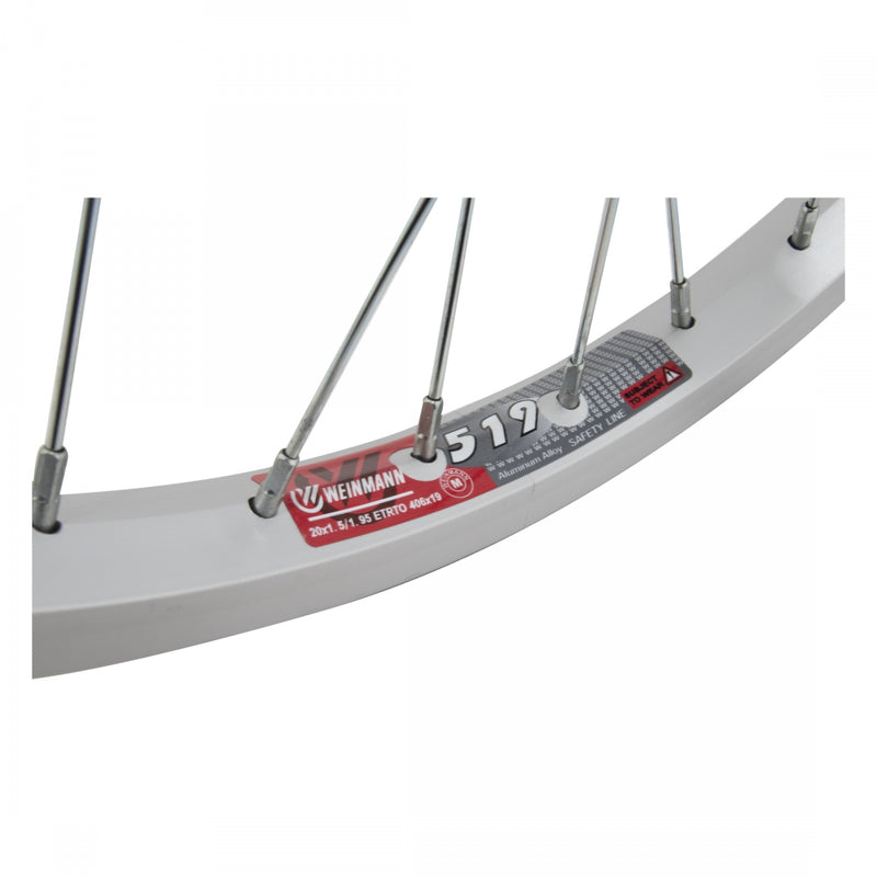 Load image into Gallery viewer, Wheel Master 20in Alloy Rear Wheel B/O 3/8x110mm W/M AB-1000 Rim Brake Silver