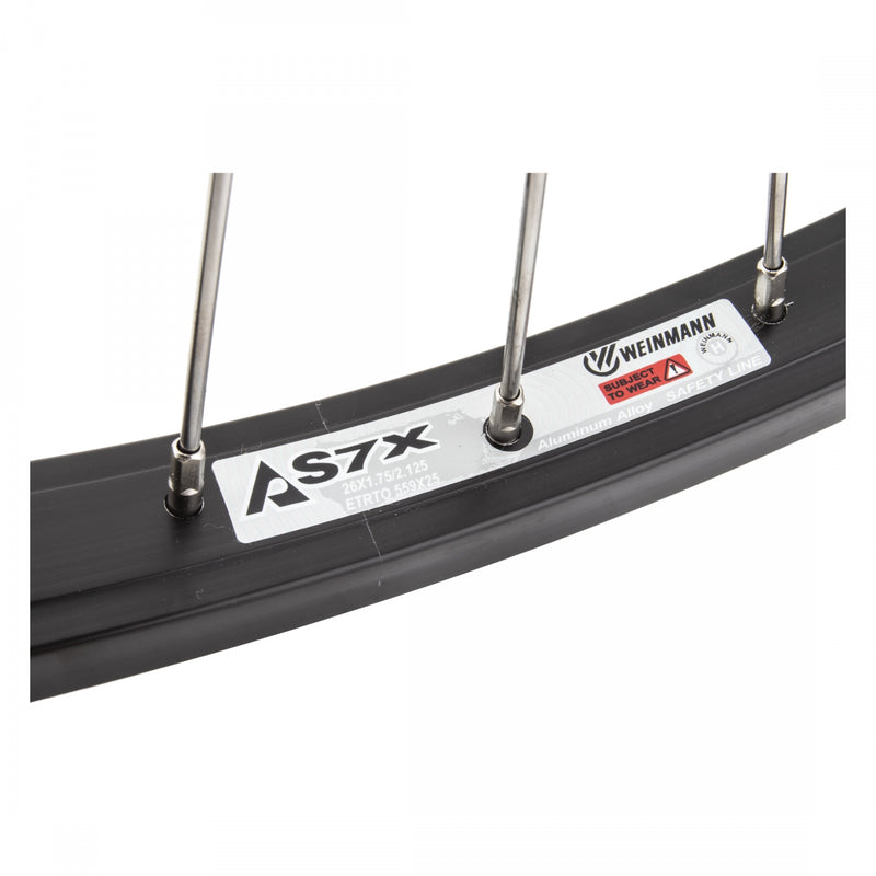 Load image into Gallery viewer, Wheel Master 26in WEI AS7X Rear Wheel B/O 3/8x110mm KT Steel CB 12G HD SS Blk