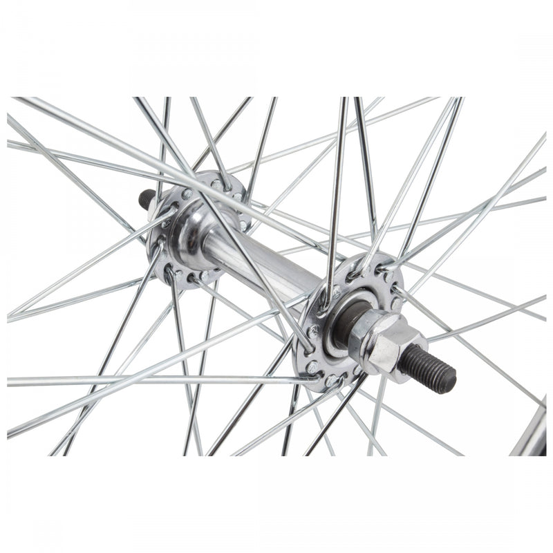 Load image into Gallery viewer, Wheel Master 27in W/M Steel 1-1/4 FT B/O 5/16inx100mm Rim Brake Clincher Sil