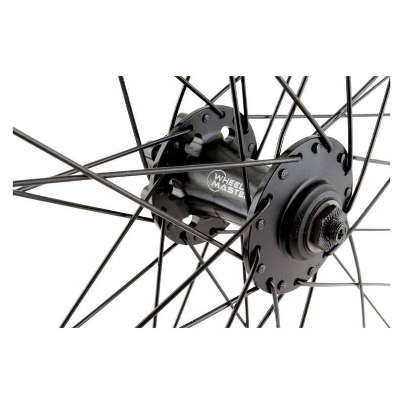 Load image into Gallery viewer, Wheel Master 26in Alloy WEI XM280 Front Wheel |QRx100mm Double Wall 6-Bolt Black