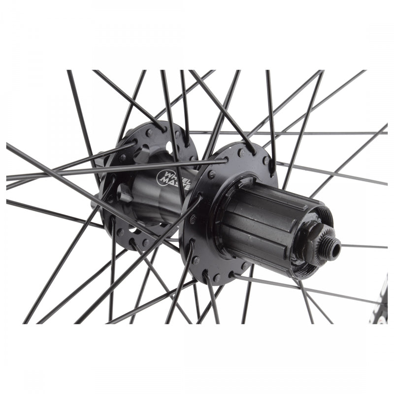 Load image into Gallery viewer, Wheel Master 26in Alloy Weinmann XM280 Rear QRx135mm W/M MT-2000 6-Bolt Black