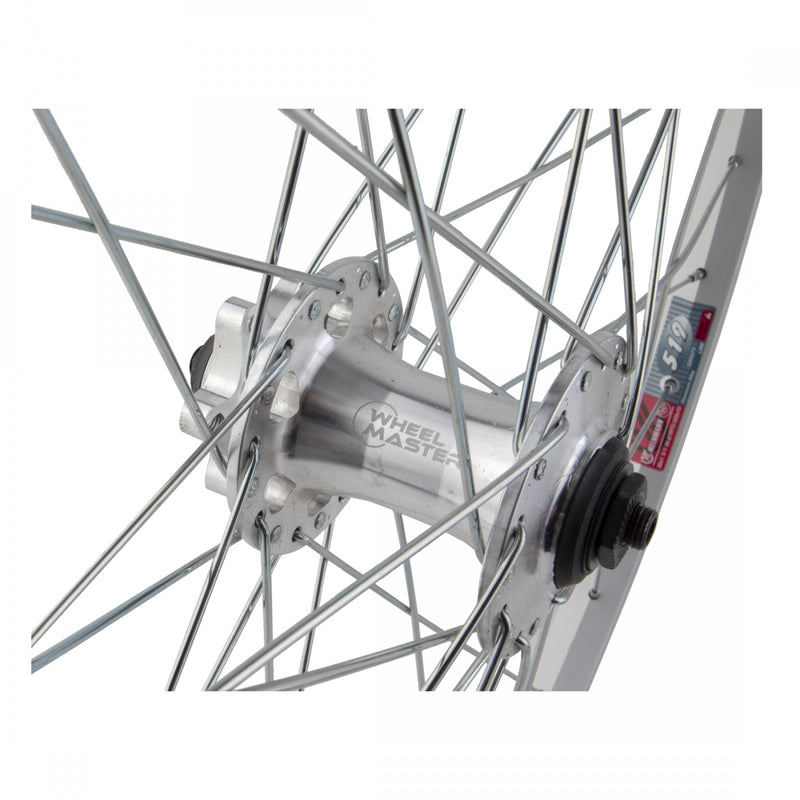 Load image into Gallery viewer, Wheel Master 26in Alloy WEI 519 Front Wheel QRx100mm Single Wall 6-Bolt Silver