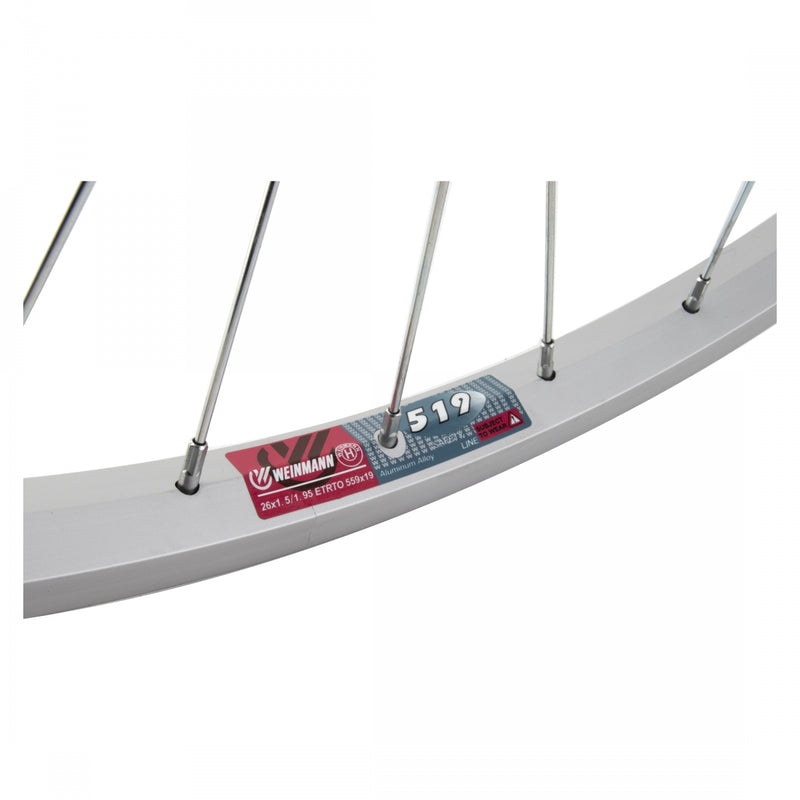 Load image into Gallery viewer, Wheel Master 26in Alloy WEI 519 Rear Wheel QRx135mm Single Wall 6-Bolt Silver