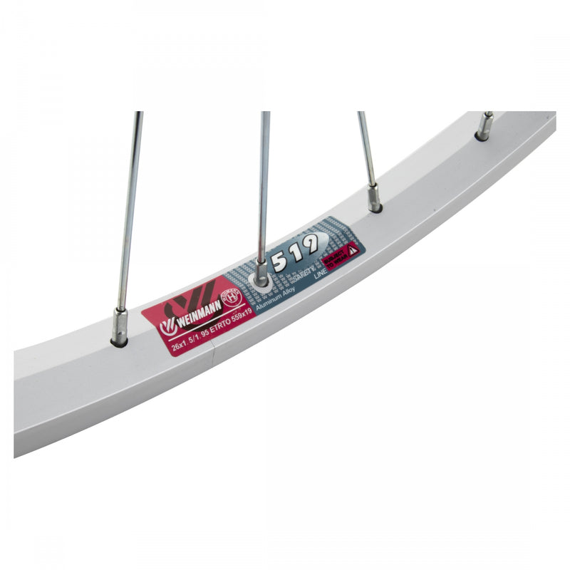 Load image into Gallery viewer, Wheel Master 26in Alloy WEI 519 Rear QRx135mm FW Single Wall 36H 6-Bolt Silver
