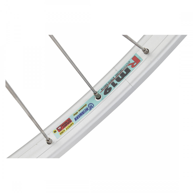 Load image into Gallery viewer, Wheel Master 27in Alloy Front QRx100mm Single Wall Rim Brake Clincher Silver