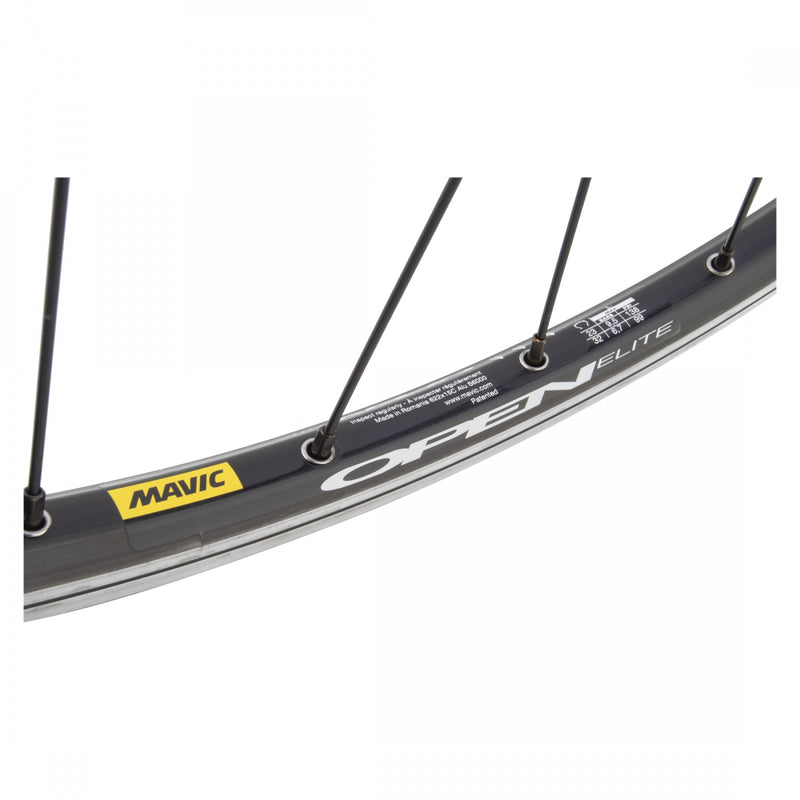 Load image into Gallery viewer, Wheel Master 700c Mavic Open Elite Rear QRx130mm Shi RS400 32H Rim Brake Black