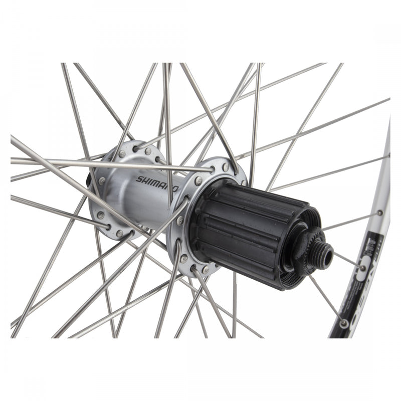 Load image into Gallery viewer, Wheel Master 700c Mavic Open Elite Rear QRx130mm Shi RS400 32H Rim Brake Sil