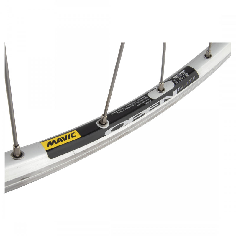 Load image into Gallery viewer, Wheel Master 700c Mavic Open Elite Rear QRx130mm Shi RS400 32H Rim Brake Sil