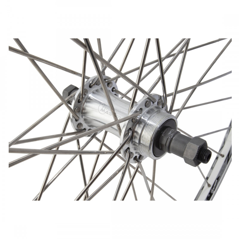 Load image into Gallery viewer, Wheel Master 700c WEI ZAC19 Rear QRx135mm Freewheel W/M AQ-1000 Rim Brake Sil