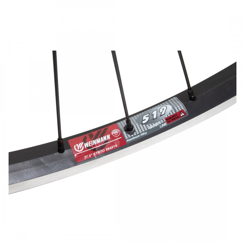 Load image into Gallery viewer, Wheel Master 27.5in WEI 519 RR B/O 3/8inx135mm Single Wall Rim Brake Clincher