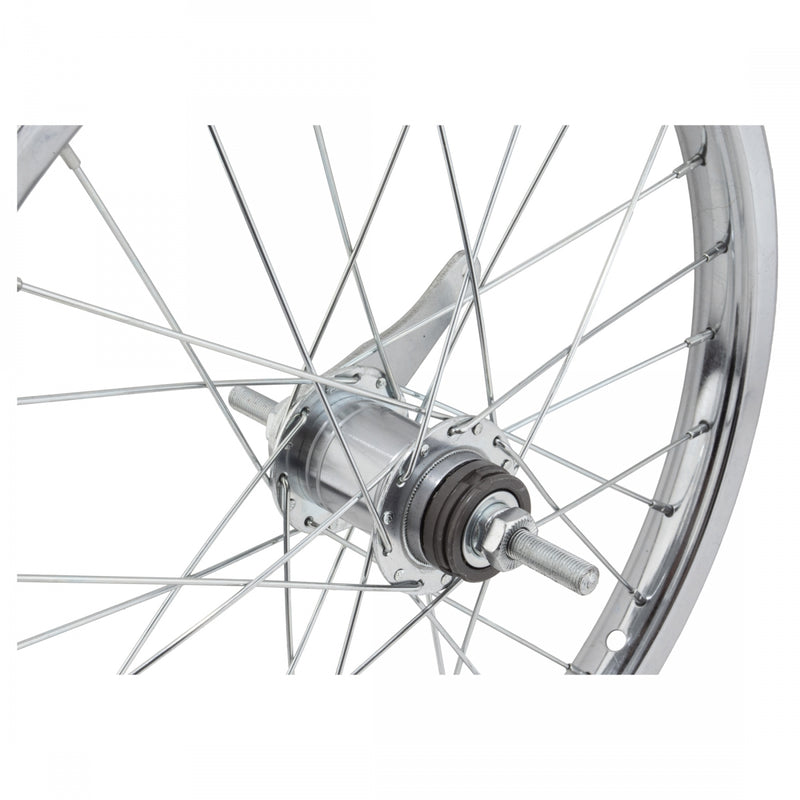Load image into Gallery viewer, Wheel Master 18in Juvenile Steel Rear B/O 3/8inx110mm 28H Coaster Brake Silver