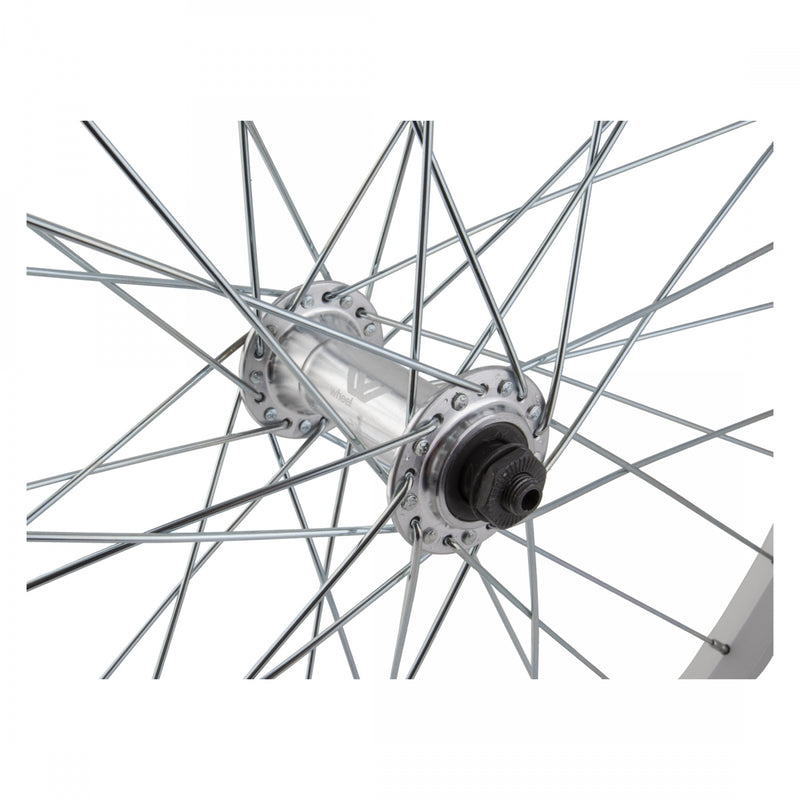 Load image into Gallery viewer, Wheel Master 24in Alloy WEI 519 Front QRx135mm W/M AQ-1000 Rim Brake Silver