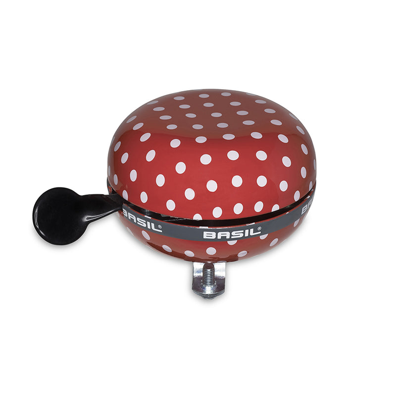 Load image into Gallery viewer, Basil Polka Dot Bell 80mm Red