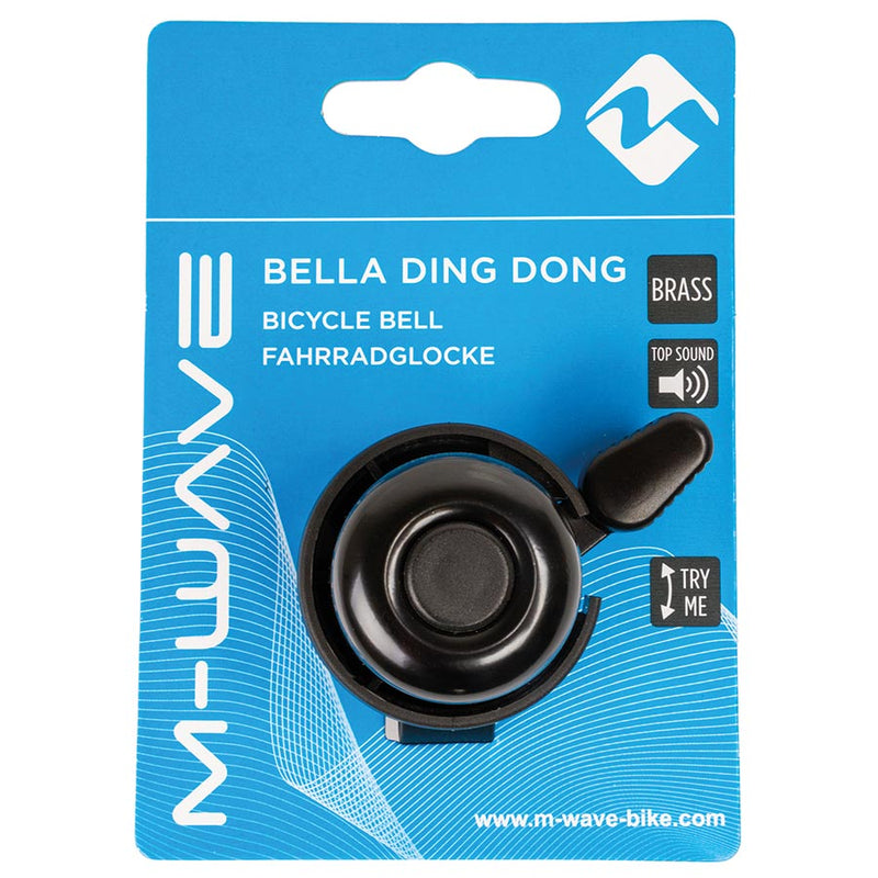 Load image into Gallery viewer, M-Wave Bella Ding-Dong Bell Black