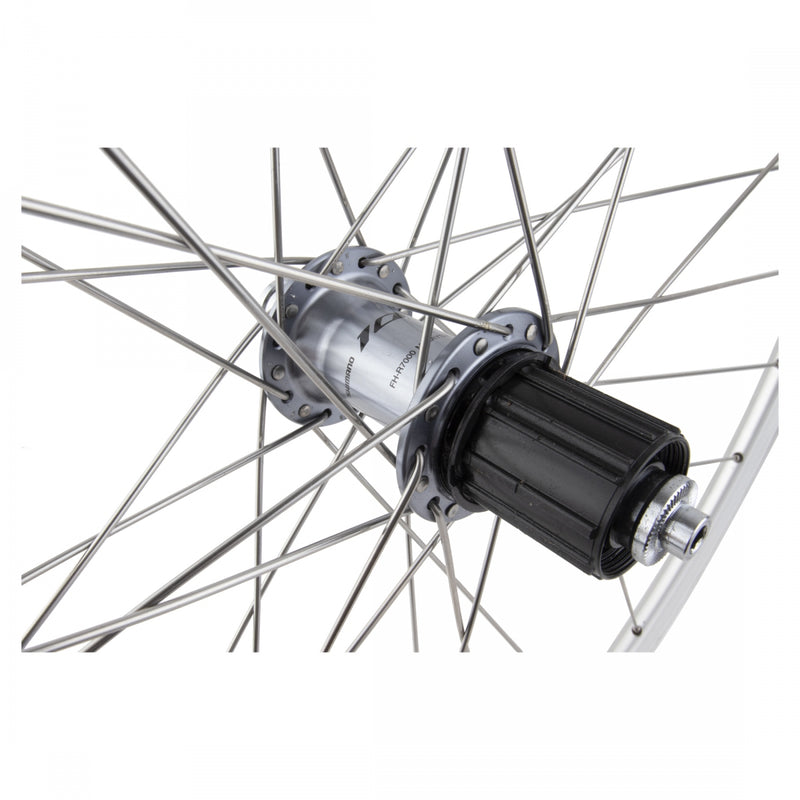 Load image into Gallery viewer, Wheel Master 700c Mavic CXP Elite Rear QRx130mm Shi R700c0 32H Rim Brake Black