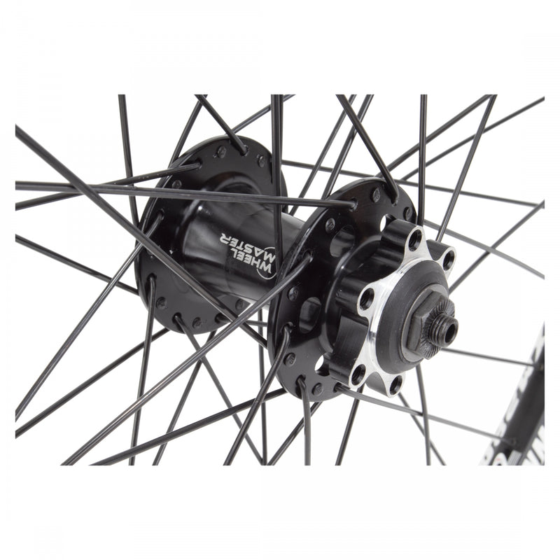 Load image into Gallery viewer, Wheel Master 24in Alloy WEI XM280 QRx100mm W/M MT-2000 6-Bolt Clincher Black