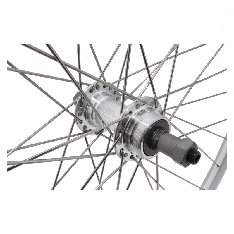 Load image into Gallery viewer, Wheel Master 700c Mach1 ER10 Rear QRx135mm W/M MT-5000 Rim Brake Clincher Sil