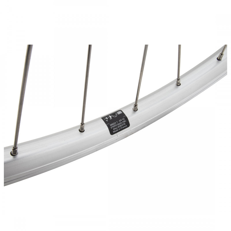 Load image into Gallery viewer, Wheel Master 700c Mach1 ER10 Rear QRx135mm W/M MT-5000 Rim Brake Clincher Sil