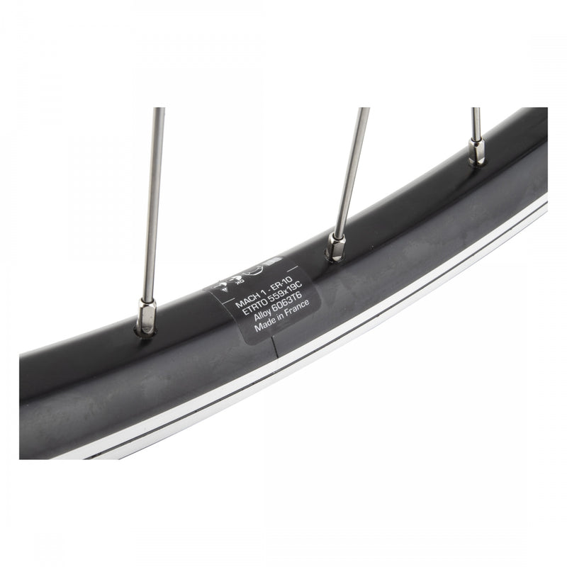 Load image into Gallery viewer, Wheel Master 26in Alloy Mach1 ER10 Front QRx100mm Double Wall Rim Brake Black