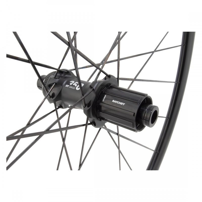 Load image into Gallery viewer, DT Swiss PR 1600 Spline 23 Rear Wheel - 700, 12 x 142mm, Center-Lock, HGR11, Black