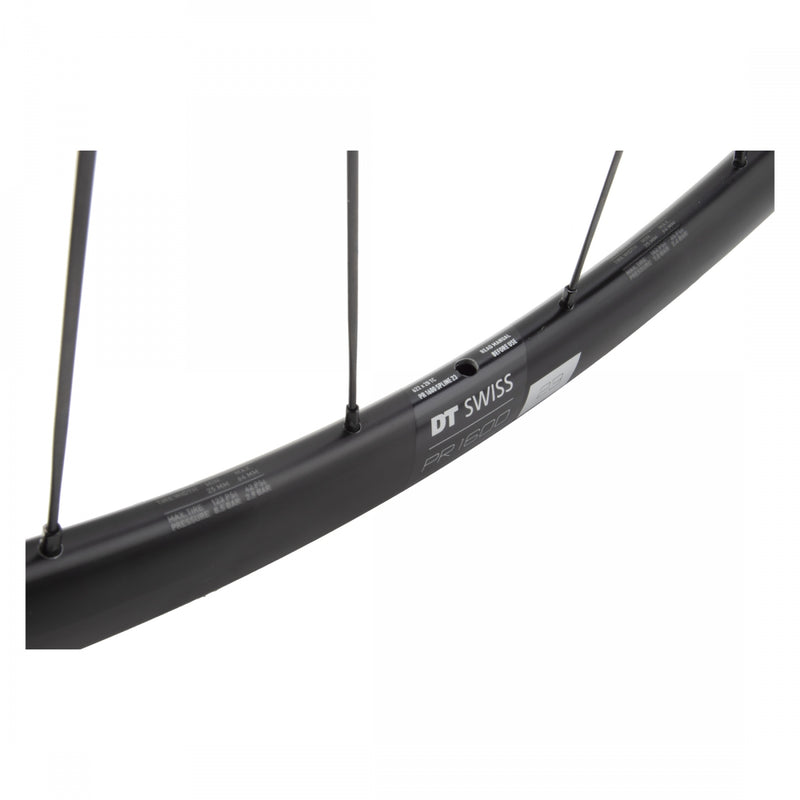 Load image into Gallery viewer, DT Swiss PR 1600 Spline 23 Rear Wheel - 700, 12 x 142mm, Center-Lock, HGR11, Black