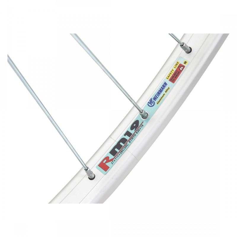 Load image into Gallery viewer, Wheel Master 27in Alloy FT QRx100mm W/M AQ-1000 Rim Brake 14G UCP Clincher Sil