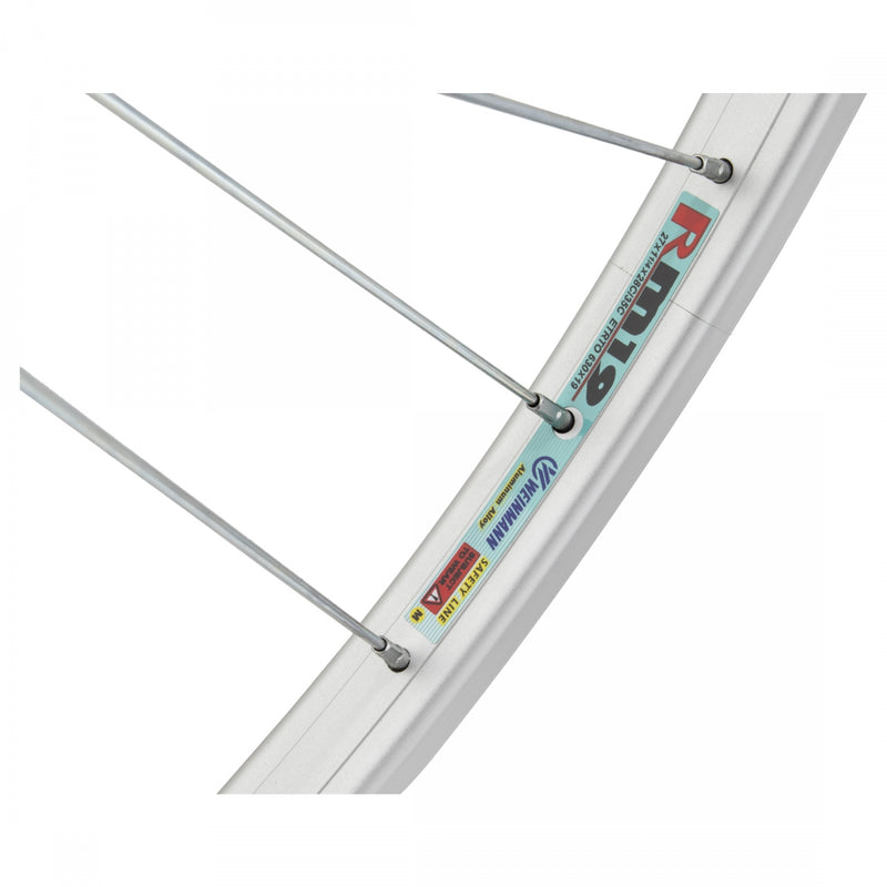 Load image into Gallery viewer, Wheel Master 27in Alloy Front Wheel B/O 5/16inx100mm Rim Brake Clincher Silver