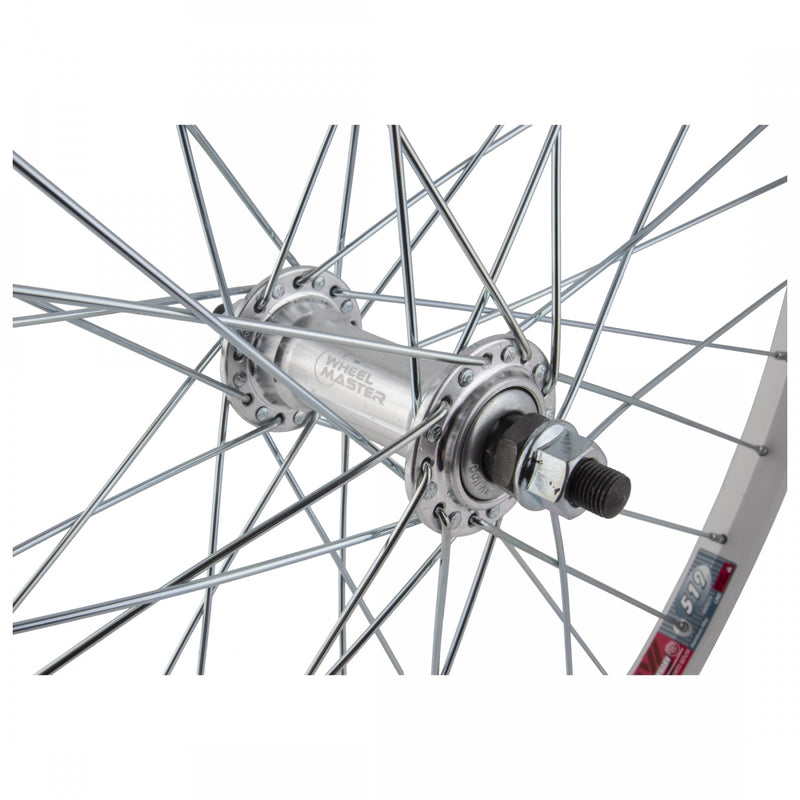 Load image into Gallery viewer, Wheel Master 24in Alloy WEI 519 Front B/O 3/8x100mm W/M AB-1000 Rim Brake Sil