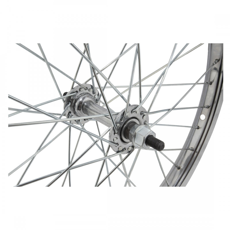 Load image into Gallery viewer, Wheel Master 20in Juvenile W/M Steel 1.75 Front B/O 5/16x100mm Rim Brake Sil