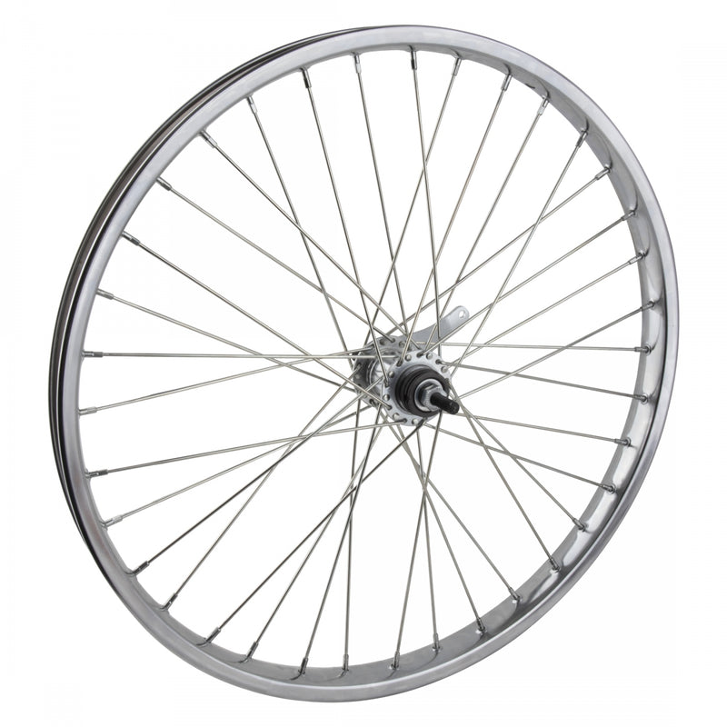 Load image into Gallery viewer, Wheel-Master-KT-Steel-Rear-Wheel-24-in-Clincher-RRWH0968-Bicycle-Rear-Wheel