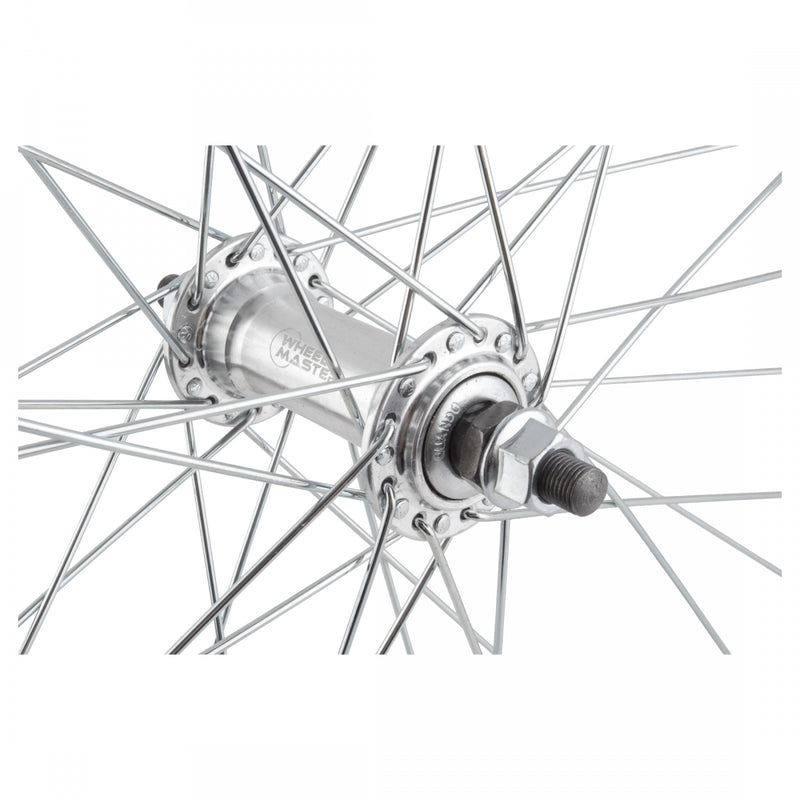 Load image into Gallery viewer, Wheel Master 26in Alloy Front Wheel B/O 3/8x100mm W/M AB-1000 Rim Brake Silver