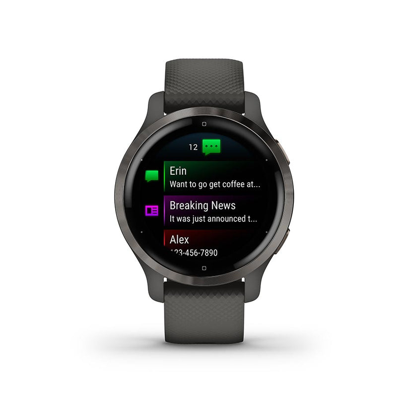 Load image into Gallery viewer, Garmin Venu 2S Watch Watch Color: Black, Wristband: Black - Silicone