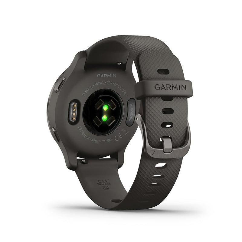 Load image into Gallery viewer, Garmin Venu 2S Watch Watch Color: Black, Wristband: Black - Silicone