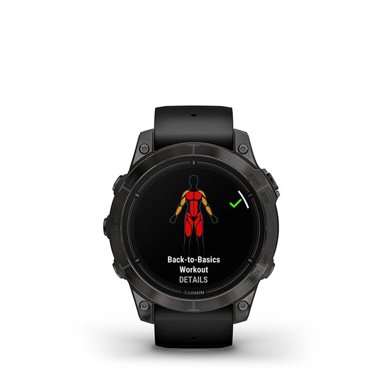 Load image into Gallery viewer, Garmin Epix Pro Sapphire Edition 47mm, Watch, Watch Color: Titanium, Wristband: Black - Silicone
