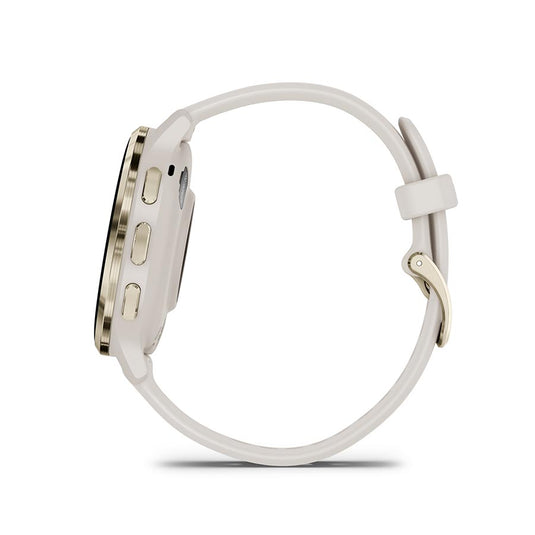 Garmin Venu 3S Watch Watch Color: Ivory, Wristband: Ivory - Silicone