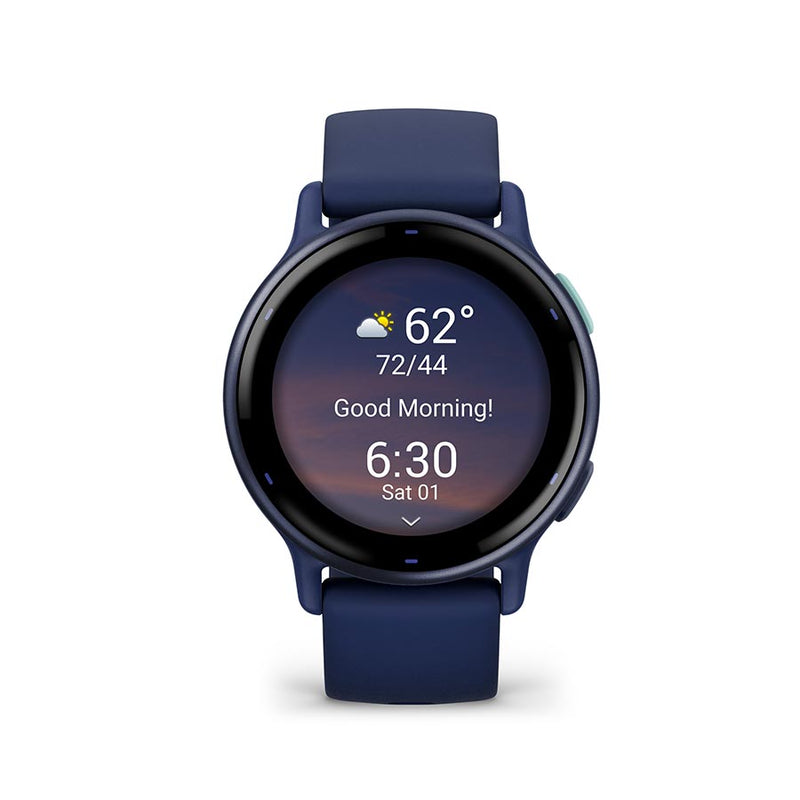 Load image into Gallery viewer, Garmin vivoactive 5 Watch Watch Color: Navy, Wristband: Navy - Silicone
