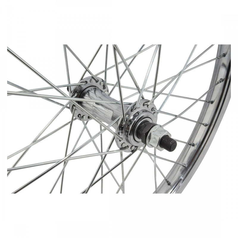 Load image into Gallery viewer, Wheel Master 20in Juvenile W/M Steel 1.75 Front B/O 3/8x100mm Rim Brake Silver