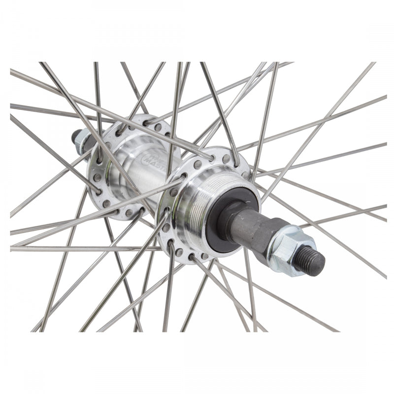 Load image into Gallery viewer, Wheel Master 26in Alloy WEI AS7X Rear B/O 3/8x135mm Rim Brake Clincher Silver