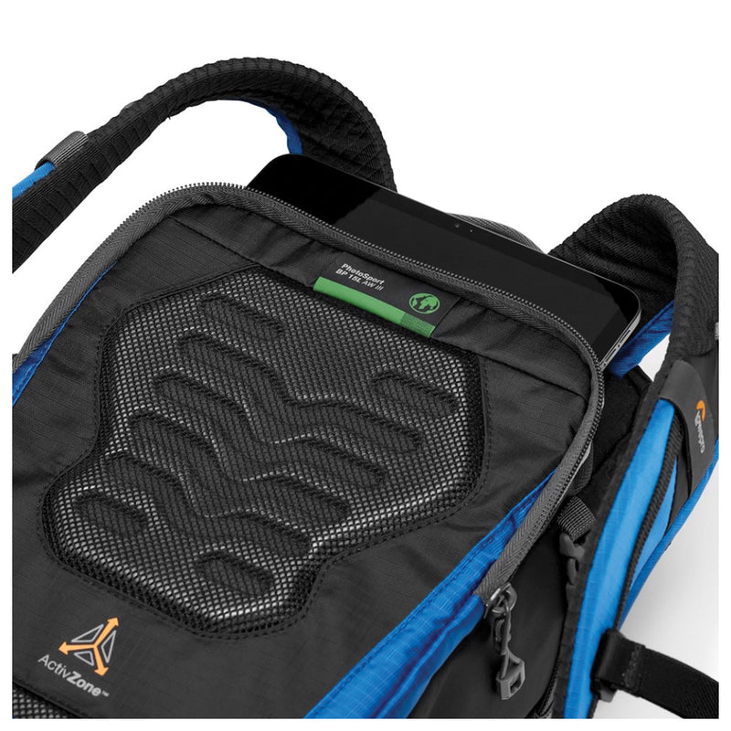 Load image into Gallery viewer, Lowepro Photosport Pack 15L Blue: Lightweight and Versatile Camera Backpack for Outdoor Adventures