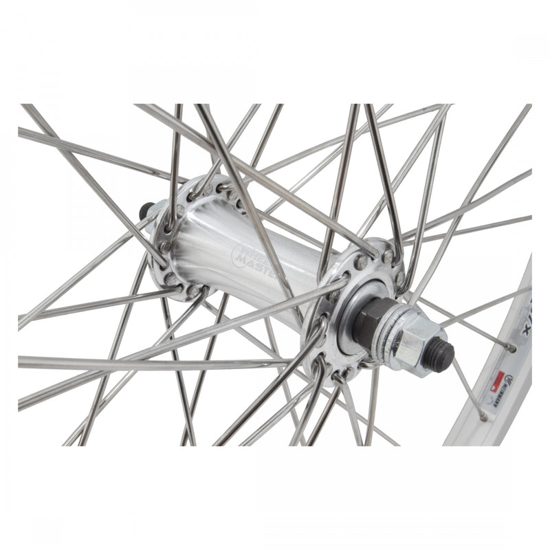 Load image into Gallery viewer, Wheel Master 26in Alloy WEI AS7X Front B/O 3/8x100mm W/M AB-1000 Rim Brake Sil