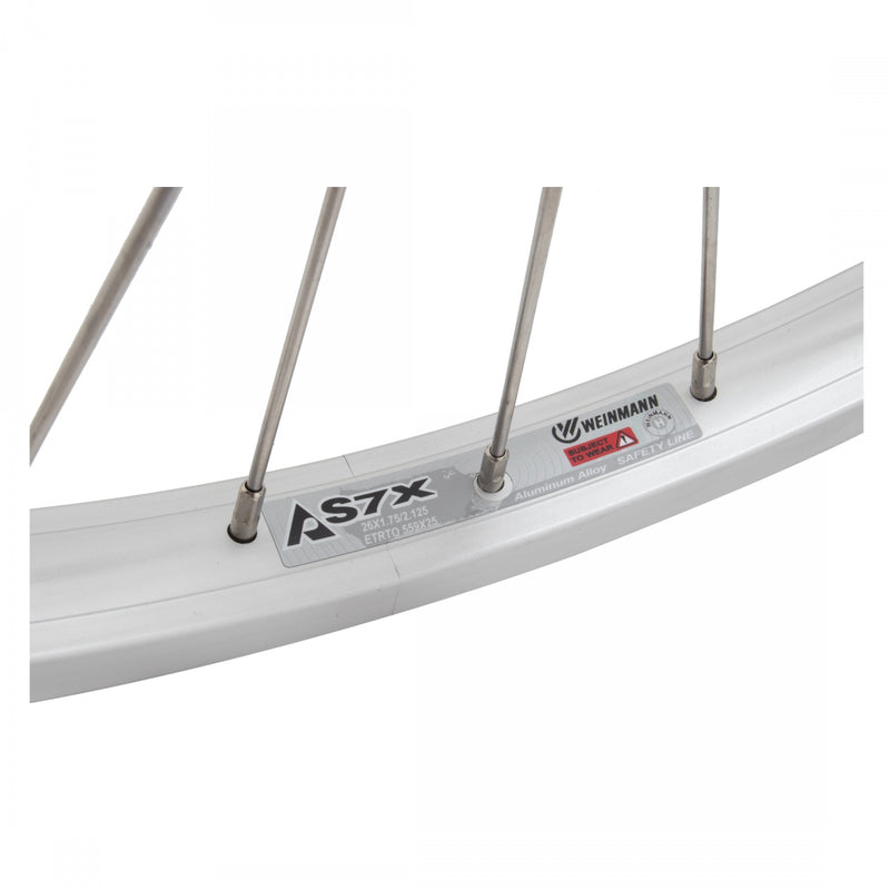 Load image into Gallery viewer, Wheel Master 26in WEI AS7X Rear B/O 3/8x110mm Shi E110 36H CB 12G HD SS Silver