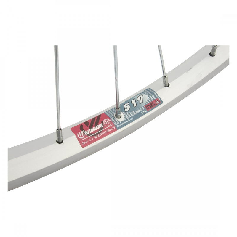 Load image into Gallery viewer, Wheel Master 26in Rear QRx135mm Shi TX500 Single Wall Rim Brake 14G UCP Silver