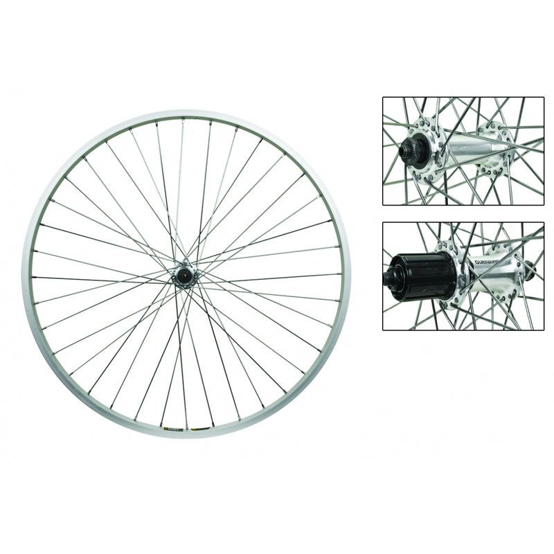 Load image into Gallery viewer, Wheel Master 26in Set QRx100-135mm W/M AQ-1000 - Shi TX500 Rim Brake 14G SS SL