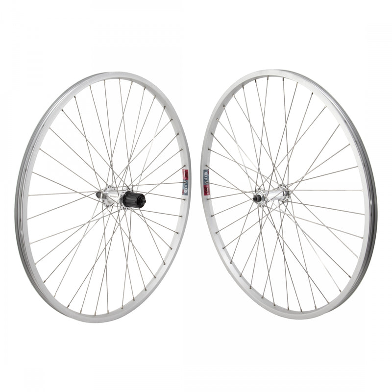 Load image into Gallery viewer, Wheel-Master-26inch-Alloy-Mountain-Single-Wall-Wheel-Set-26-in-Clincher-WHEL0894-Bicycle-Wheelset