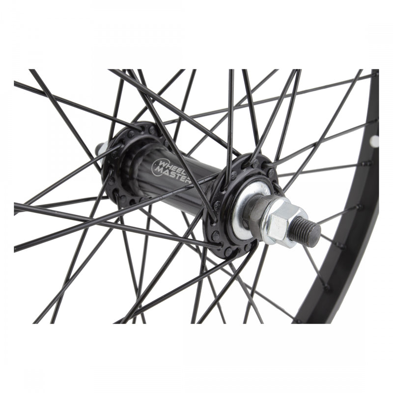Load image into Gallery viewer, Wheel Master 20in Alloy Front B/O 3/8x100mm BkOps MX-2000 36H Rim Brake Black